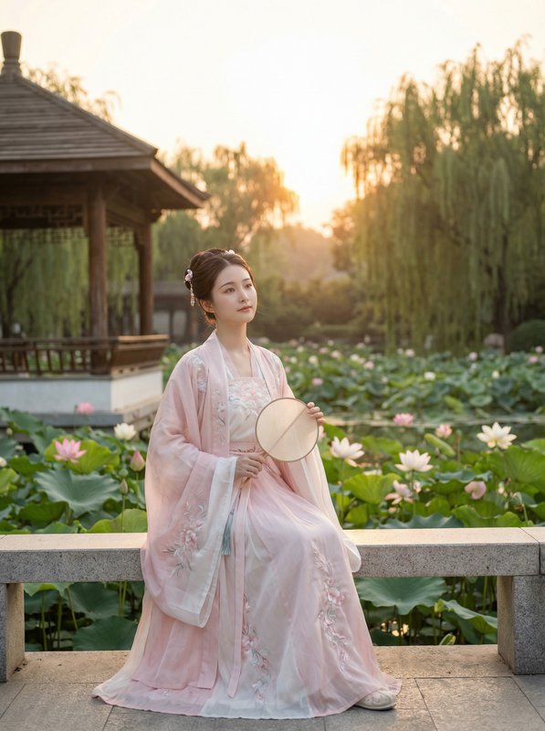 蜜芽古风汉服写真视频